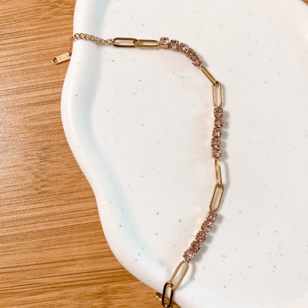 CZ Pink Bracelet